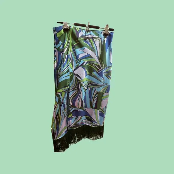 ❌SOLD❌NWT House of Harlow 1960 Top and Skirt Fringe Set Medium - Picture 11 of 16